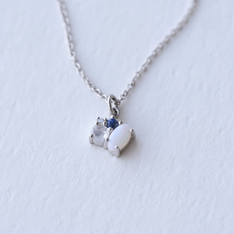 Cluster náhrdelník ze zlata 74733