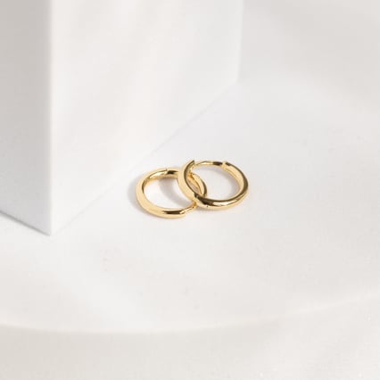 Stříbrné kruhové náušnice Hiby