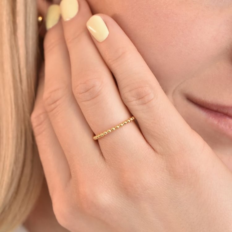 Minimalistický kuličkový prsten Leilani 106048