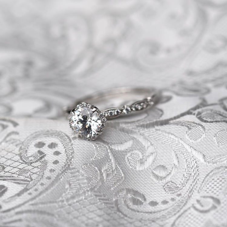 Zásnubní prsten s diamanty 48182