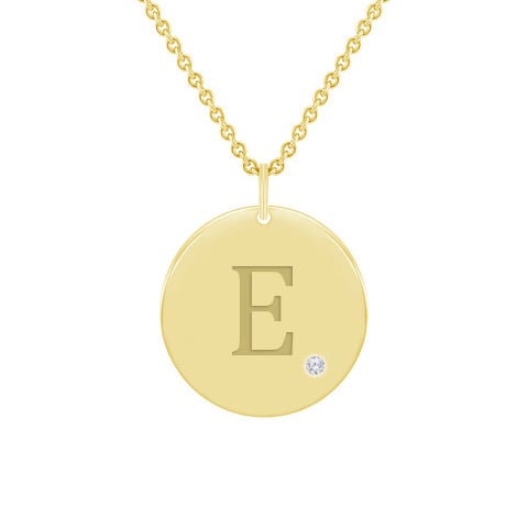 Zlatý náhrdelník s bílým diamantem Wehak 101448