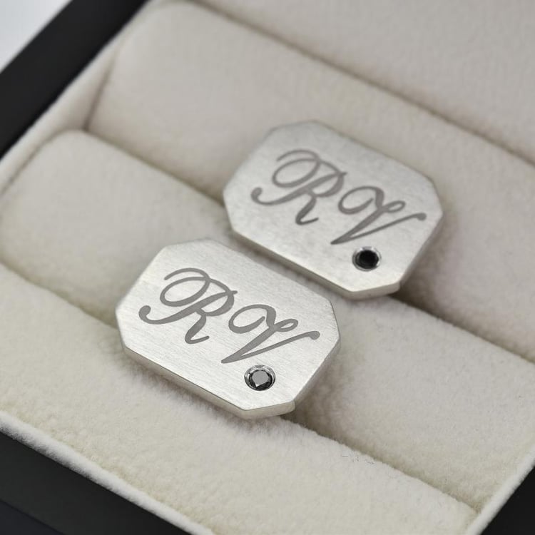 Stříbrné manžetové knoflíčky 27112