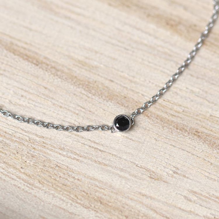 Minimalistická kolekce šperků s černými diamanty Jett 147371