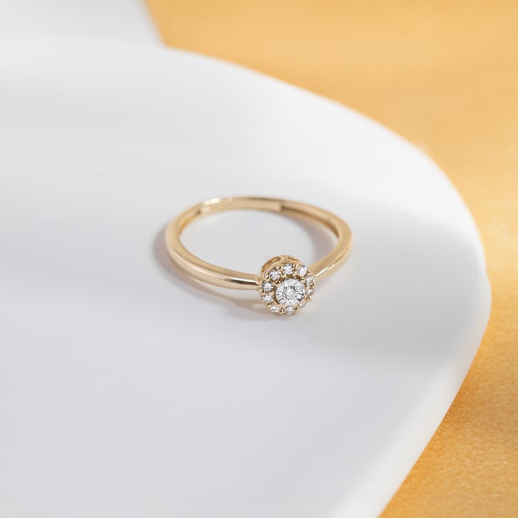 Zásnubní prsten plný lab-grown diamantů Arline 149197