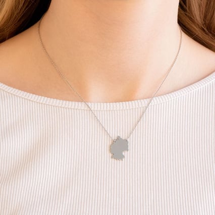 Stříbrný náhrdelník Německo