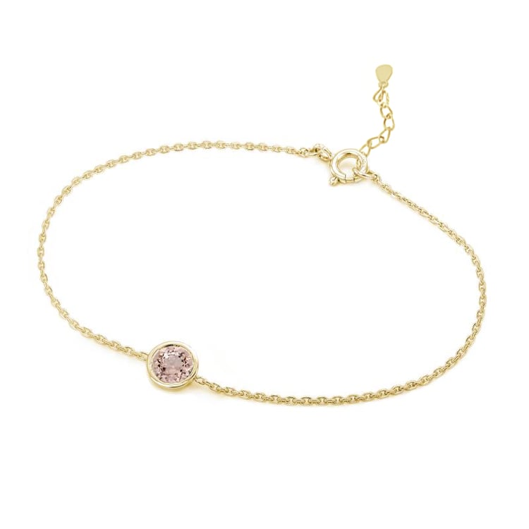 Stříbrný náramek s morganitem Arleth 104953