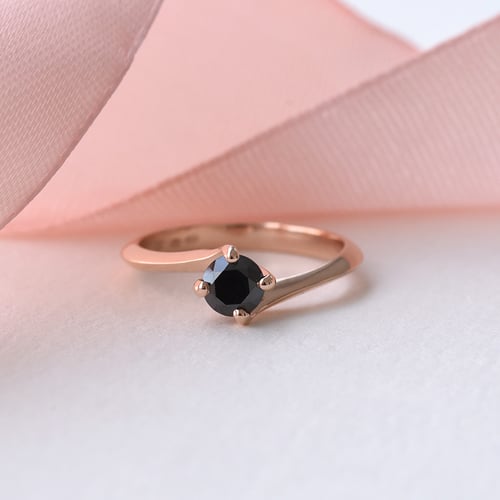 Zásnubní prsten s černým diamantem Nami
