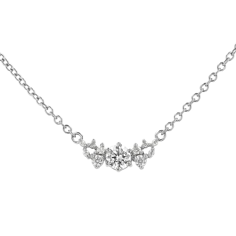 Cluster náhrdelník s diamanty Luna 153463