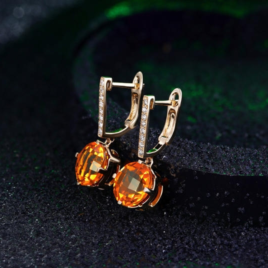 Zlaté náušnice 9959