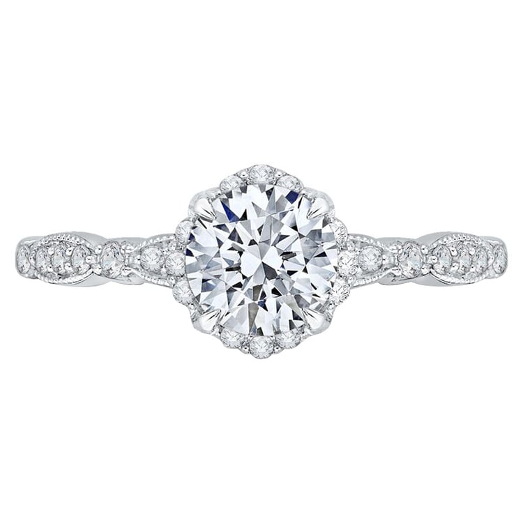 Diamantový zásnubní prsten ze zlata