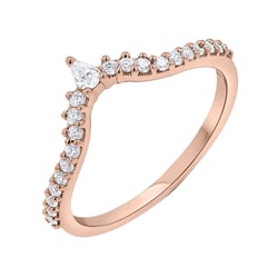 Vykrojený eternity prsten s lab-grown diamanty Phineas