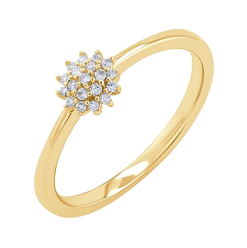 Elegantní prsten s diamanty Janae