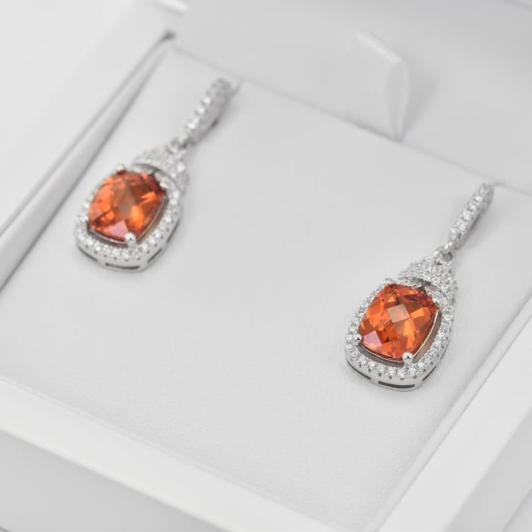 Safírové náušnice 28526