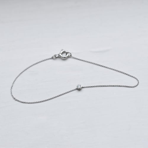 Minimalistický náramek s moissanitem Bonato