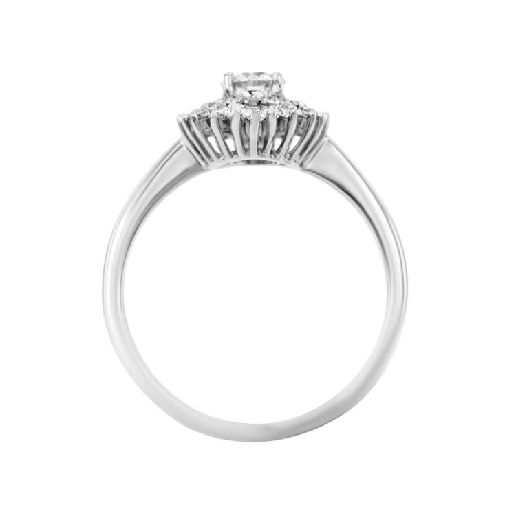 Prsten z bílého zlata 24448