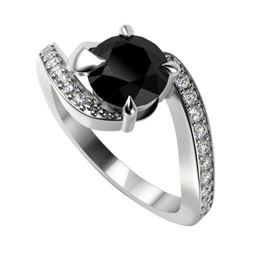 Prsten z bílého zlata 59631