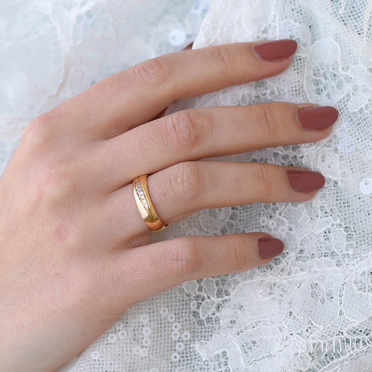 Prsten s diamanty 63347