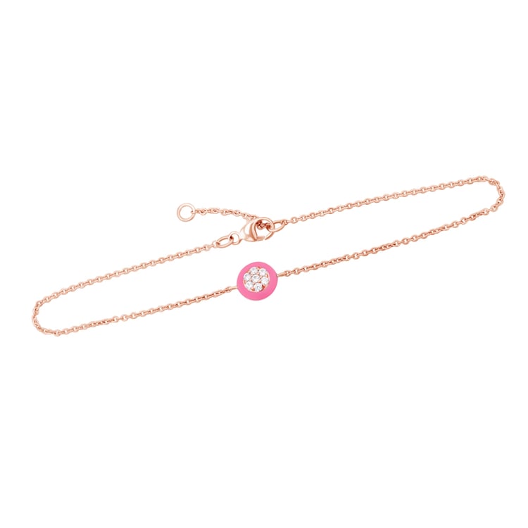 Keramický náramek s lab-grown diamanty Sofia 122811