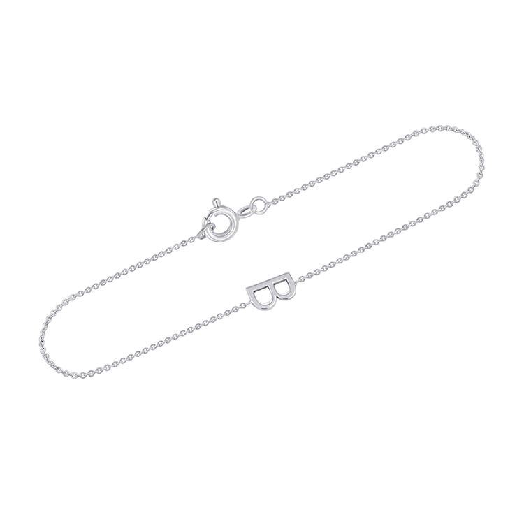 Náramek z bílého zlata 89069