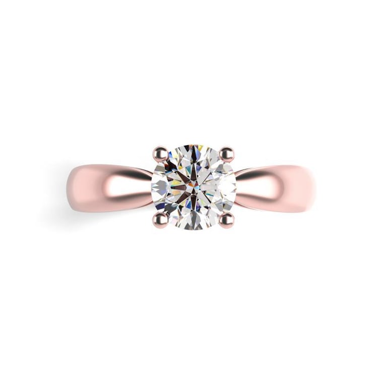 Zlatý prsten s certifikovaným diamantem 15693