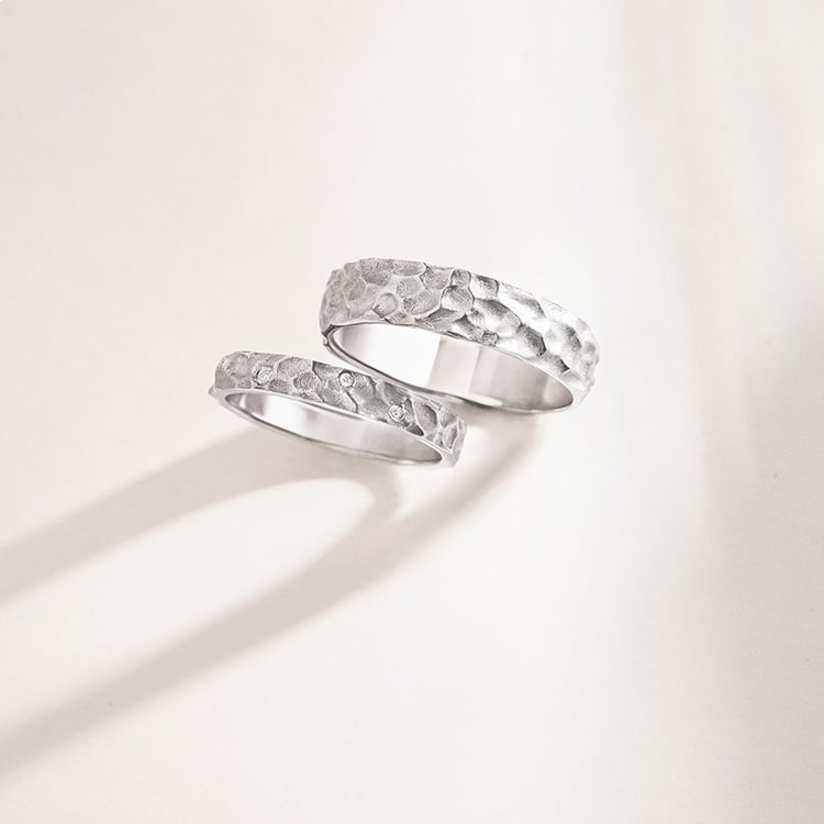 Snubní prsteny s atypickým povrchem Marry 155658