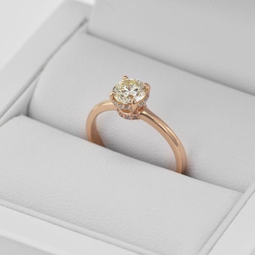 Zásnubní prsten s lab-grown diamanty Xela