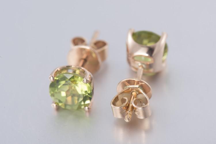 Náušnice s olivíny 6520