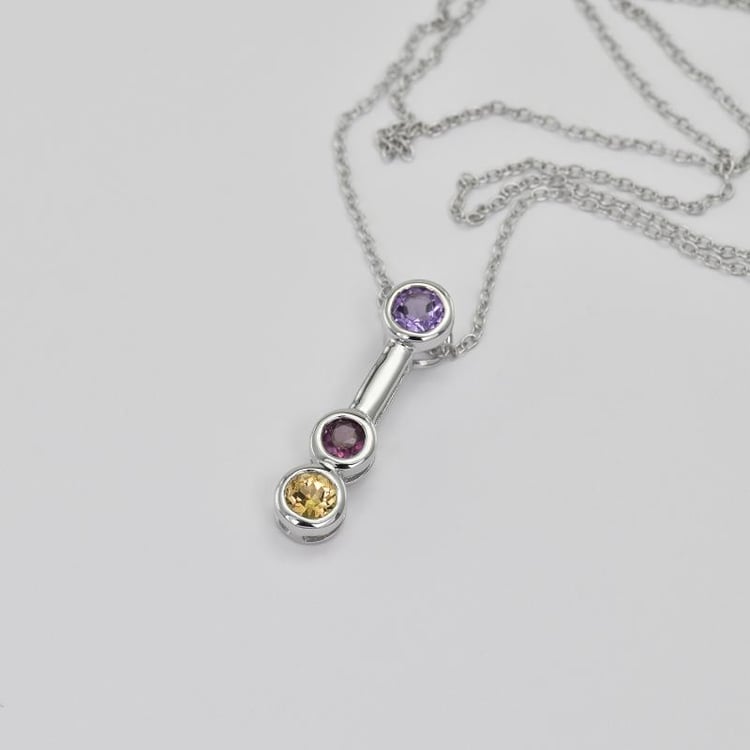 Drahokamový náhrdleník 25743