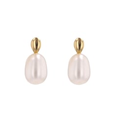 Elegantní perlové náušnice ze zlata Adele