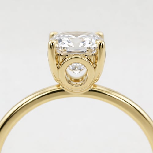 Zásnubní prsten s výběrem písmene a diamanty Olson