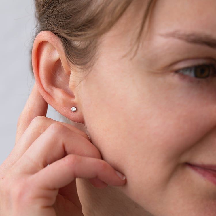 Náušnice 2v1 s diamanty Annabel 120753