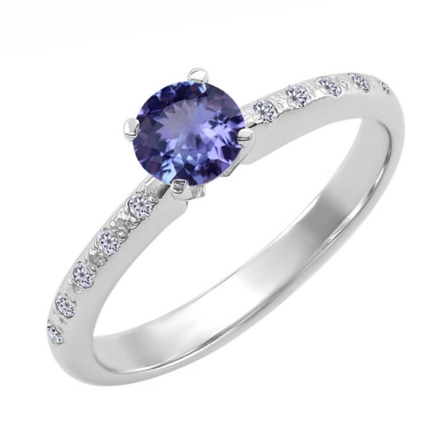 Zlatý zásnubní prsten s diamanty Yska 59696