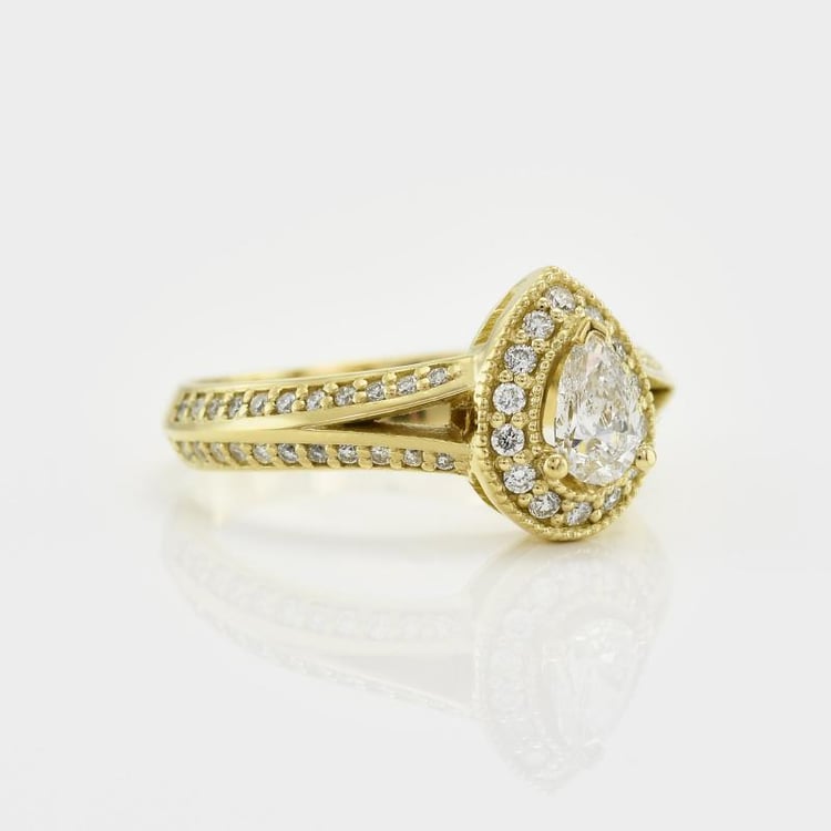 Prsten ze žlutého zlata 19837