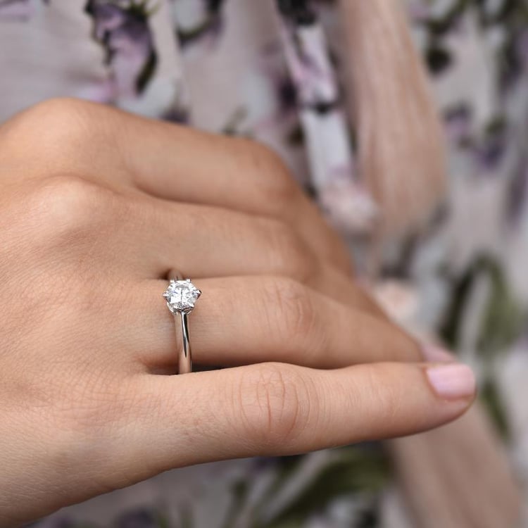 Zásnubní prsten s diamantem 62790