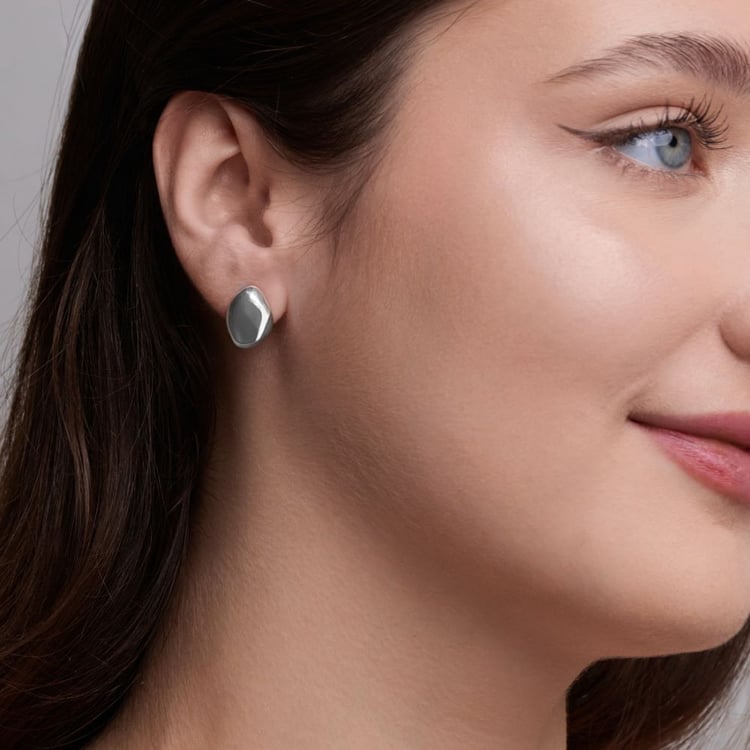 Stříbrné náušnice 164036