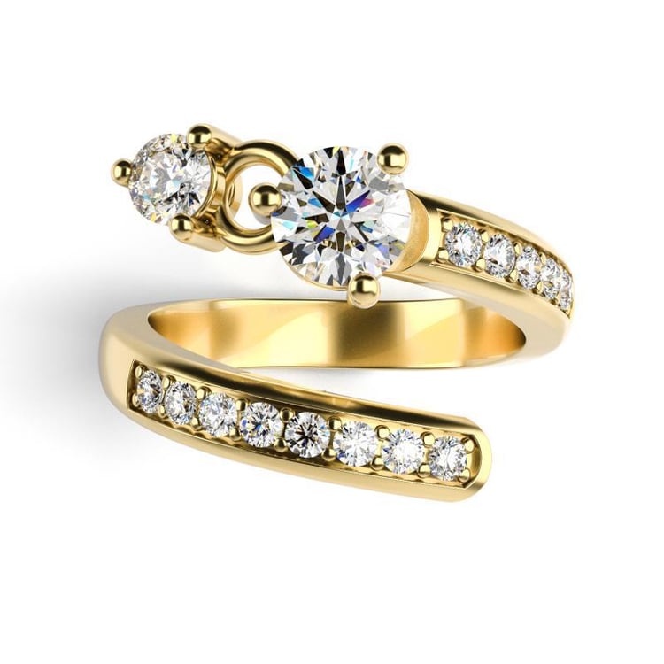 Prsten ze zlata s diamanty 15884