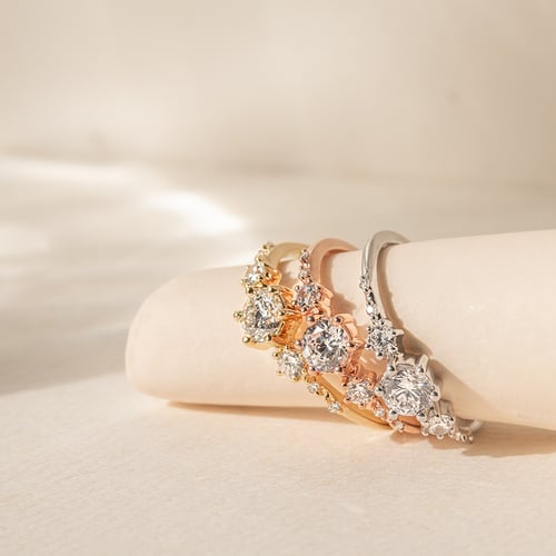 Zásnubní prsten s lab-grown diamanty Willa