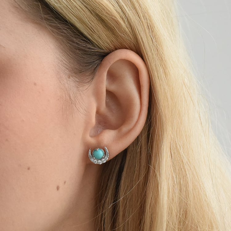 Stříbrné náušnice 72820