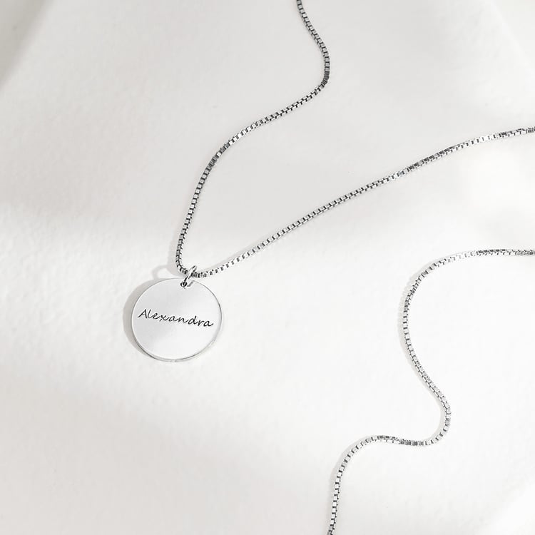 Zlatý přívěsek s oboustranným gravírem Leasy 156853