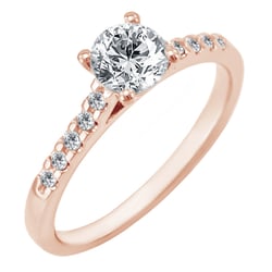 Zásnubní prsten s diamanty Vea