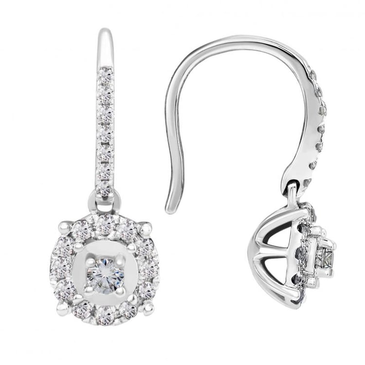 Zlaté visací náušnice Eliot 26733