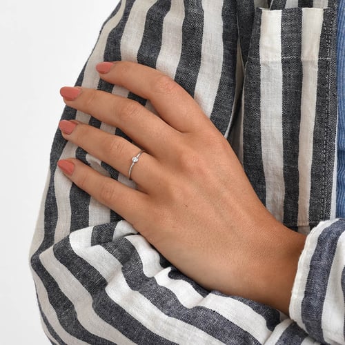 Minimalistická sada šperků s diamanty Livy