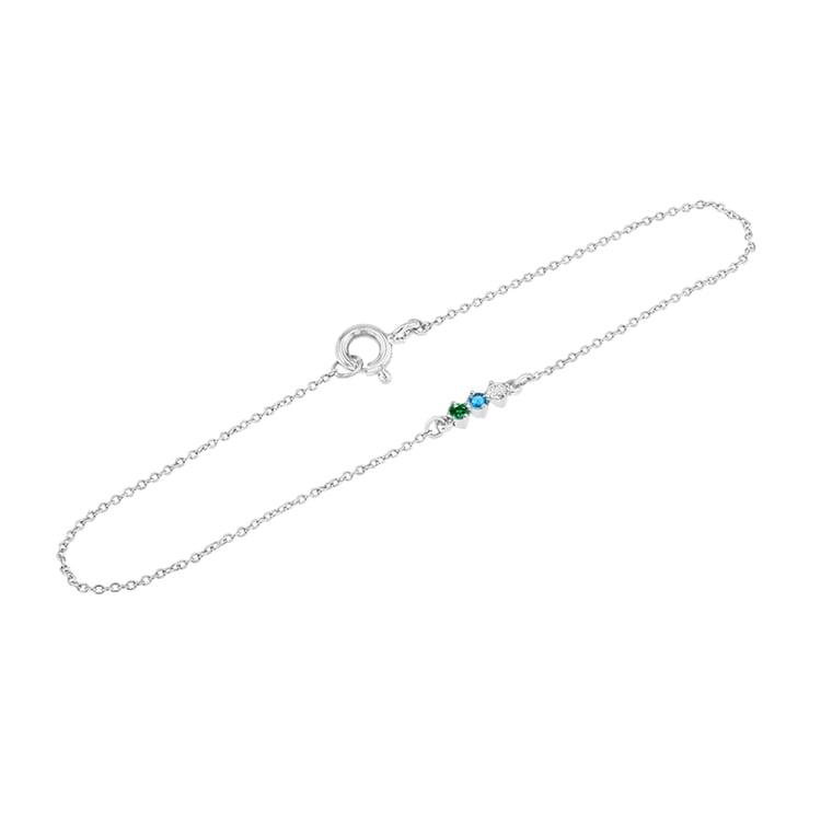 Minimalistický náramek s drahokamy dle vašeho výběru Joe 99254