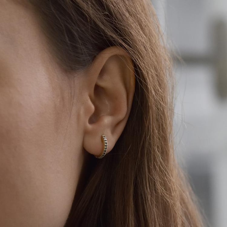 Zlaté kruhové náušnice 50211