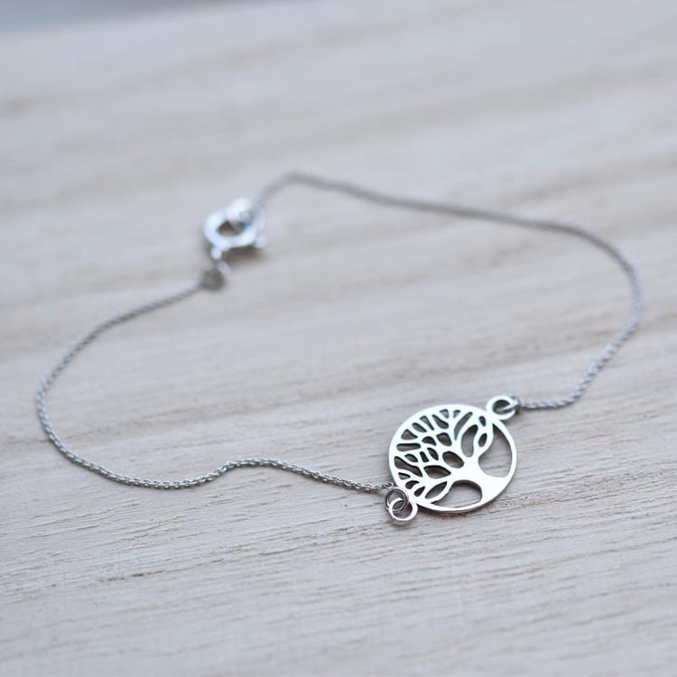 Zlatý náramek se stromem 41359