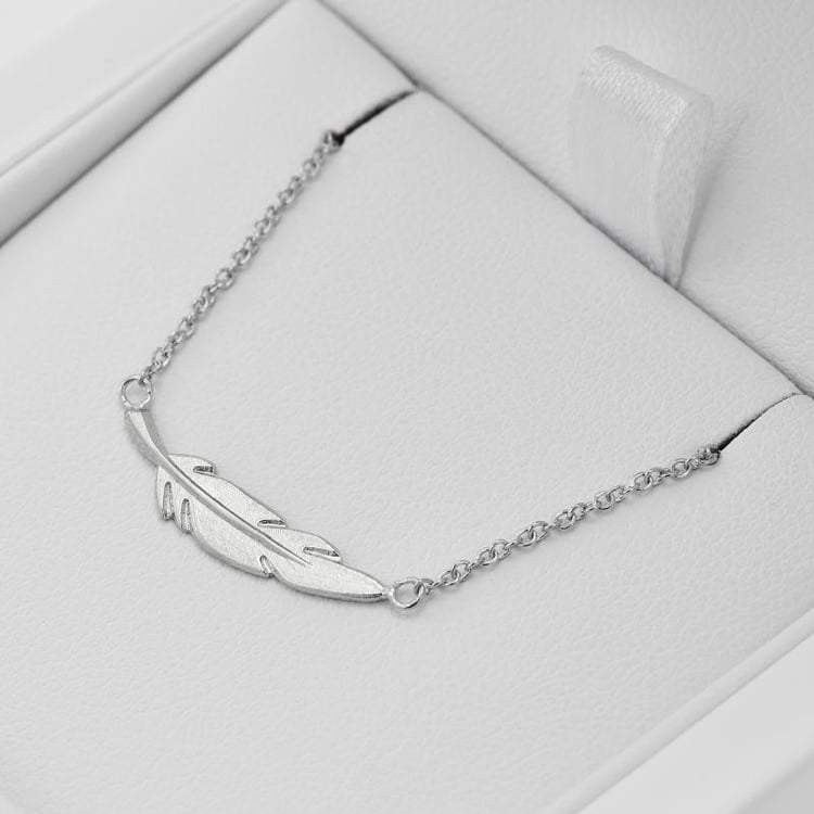 Náhrdelník ve tvaru peříčka 33579