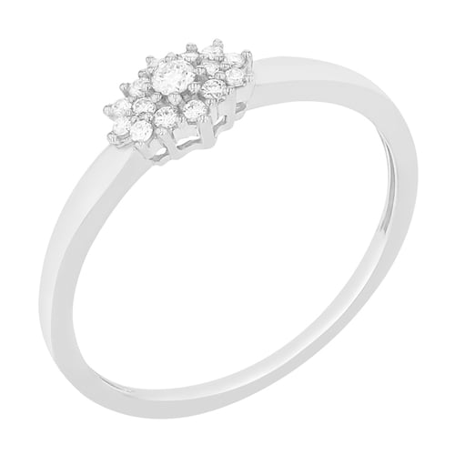 Elegantní diamantový prsten Neelam