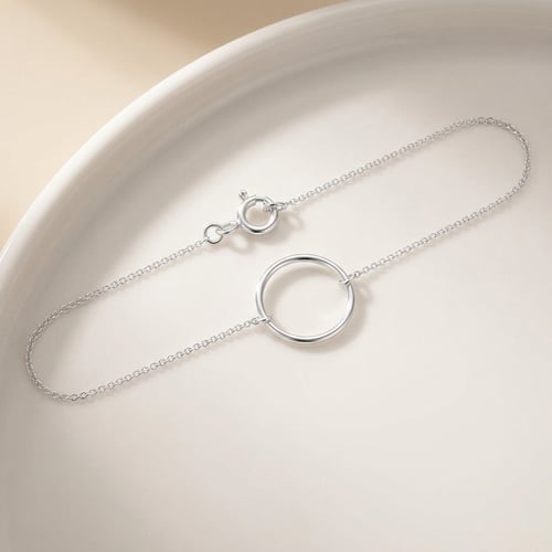 Zlatý minimalistický náramek Karma