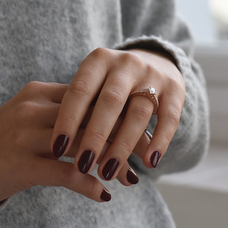 Vintage zásnubní prsten s lab-grown diamanty Keran 75616