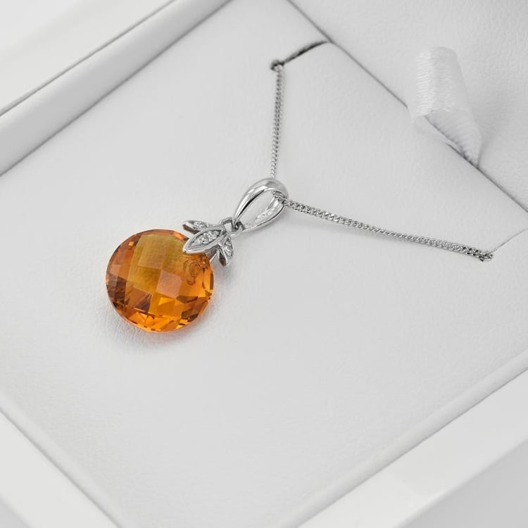 Náhrdelník s citrínem 36073